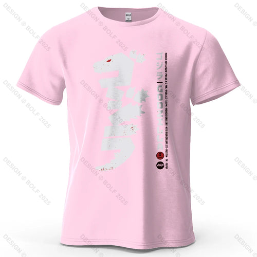 Japan Printed Men's T-Shirt 100% Cotton Oversized Harajuku Style