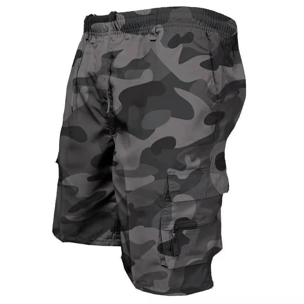 Men Military Tactical Shorts Summer Loose Casual Cargo Shorts Multi