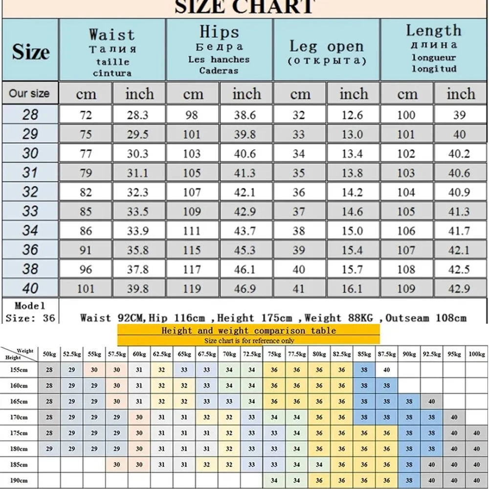 Spring Autumn Vintage Black Business Jeans Men Casual Straight Stretch
