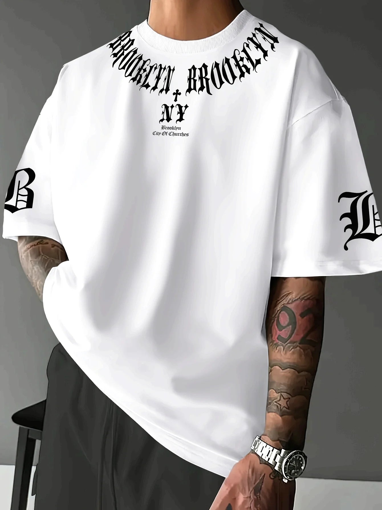 The new men's T-shirt for summer 2025 is a casual fashionable sporty