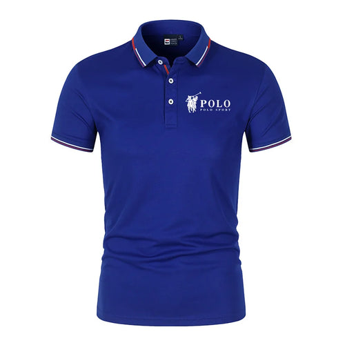 Men's premium summer polo shirt, quick drying, breathable, casual,
