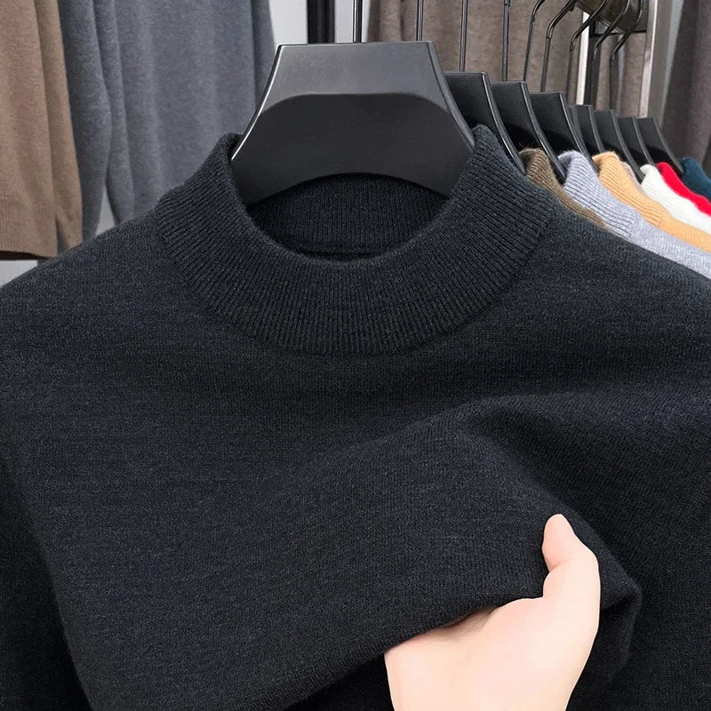 Half Turtleneck Knitwear Sweater New Autumn/Winter Mock Neck