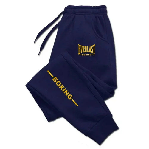 2025 Autumn Winter EVERLAST Printed Running Pants Men Women Outdoor