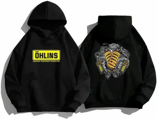 2024 Men's Hoodie Ohlins Sports Racing Top Reversible Shock Ohlins