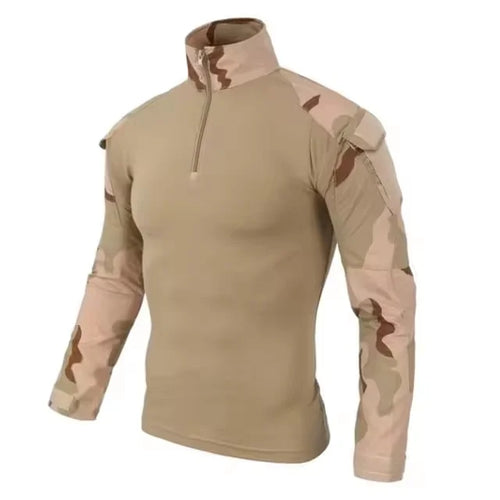 Men's Outdoor Tactical Hiking T-Shirts,Hunting Camouflage Long Sleeve