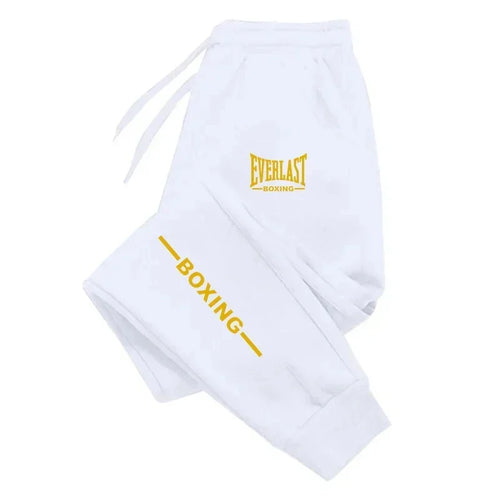 2025 Autumn Winter EVERLAST Printed Running Pants Men Women Outdoor