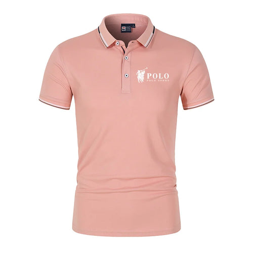 Men's premium summer polo shirt, quick drying, breathable, casual,