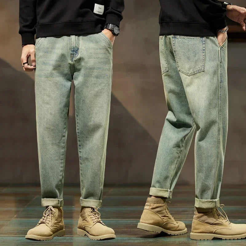 2025 Autumn and Winter New Loose and Versatile Harem Pants Retro