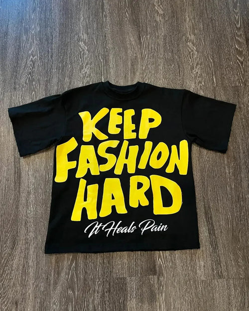 Graphic Round Neck Pure Cotton High Street New Women Printed T-shirt