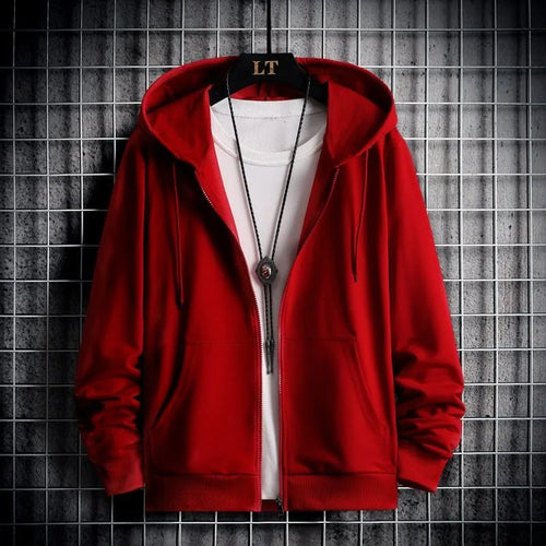2025 Winter Windproof Hoodie - Men's Sherpa Lined Sweatshirt Thermal
