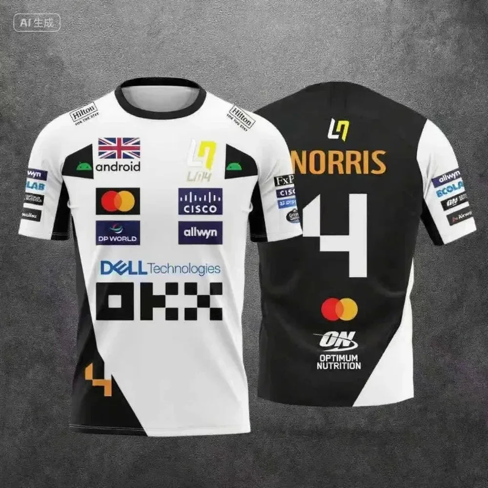 Camiseta McLaren Racing Lando Norris | Ropa deportiva transpirable