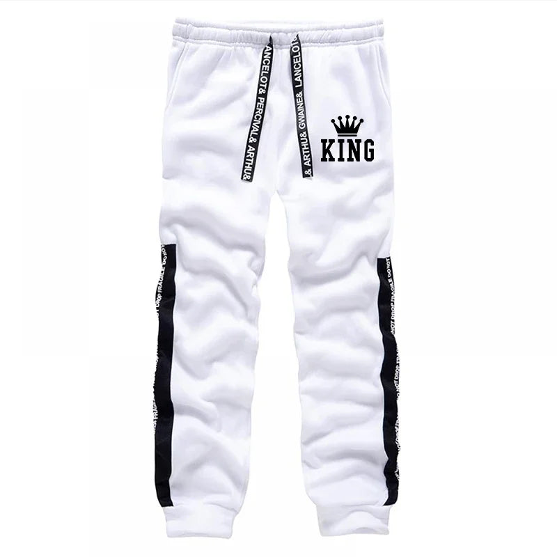 King Printing Mens Tracksuit Single Piece Sweatshirts Sweatpants