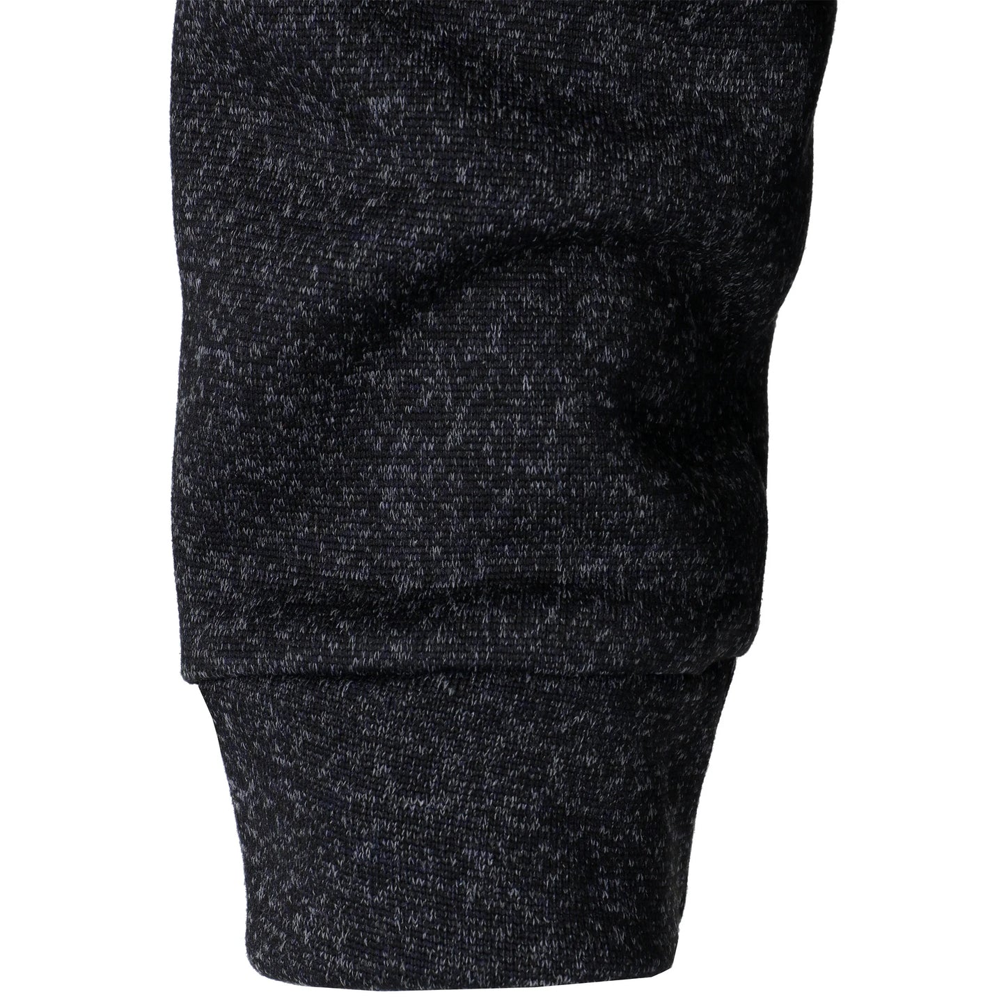 Autumn and winter men's stand collar long sleeve casual knitted