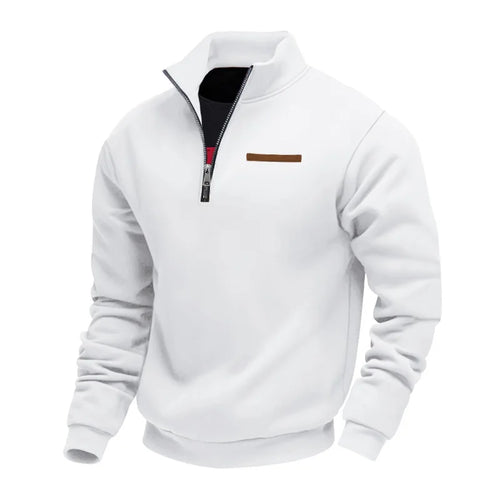 American autumn and winter heavy fleece long-sleeved men's sweater