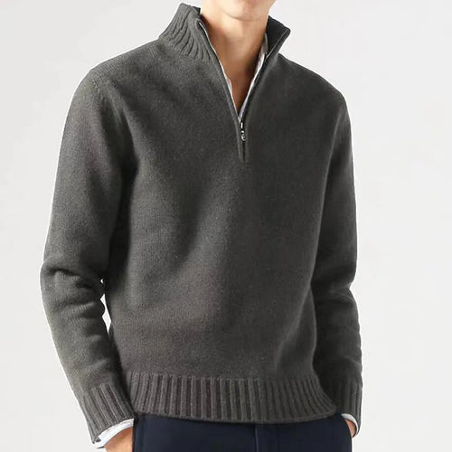 Autum Men Turtlenecks Sweaters Knitwear Pullovers Solid Color Long