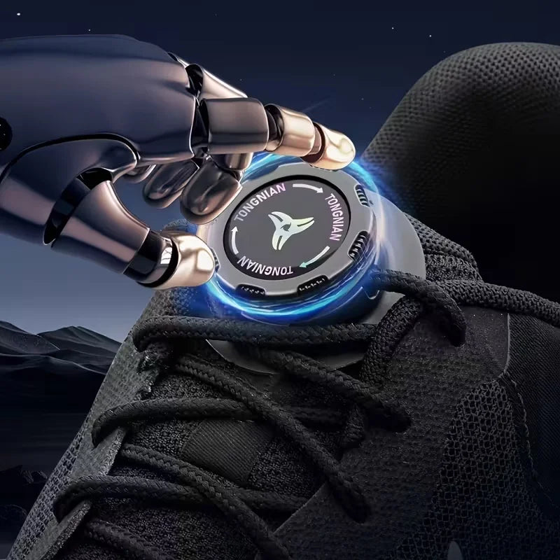 1 Pair Sport Shoe Locks | Quick-Adjust System, Pre-Installed for