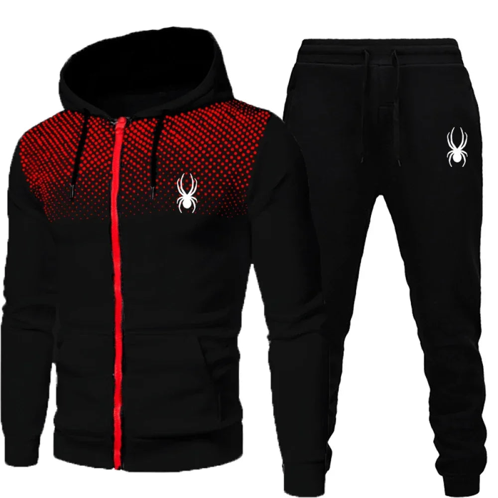 2025 popular two-piece men's sportswear jogging suit sportswear hooded