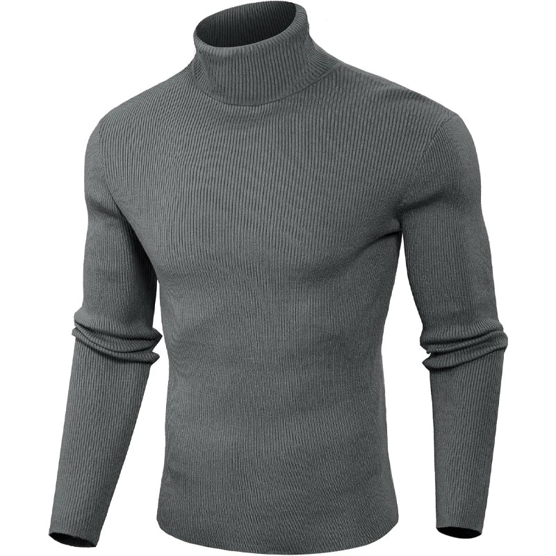 Animal Game Luxury Men's Cold Blouse Casual Sweaters Woolen Turtleneck