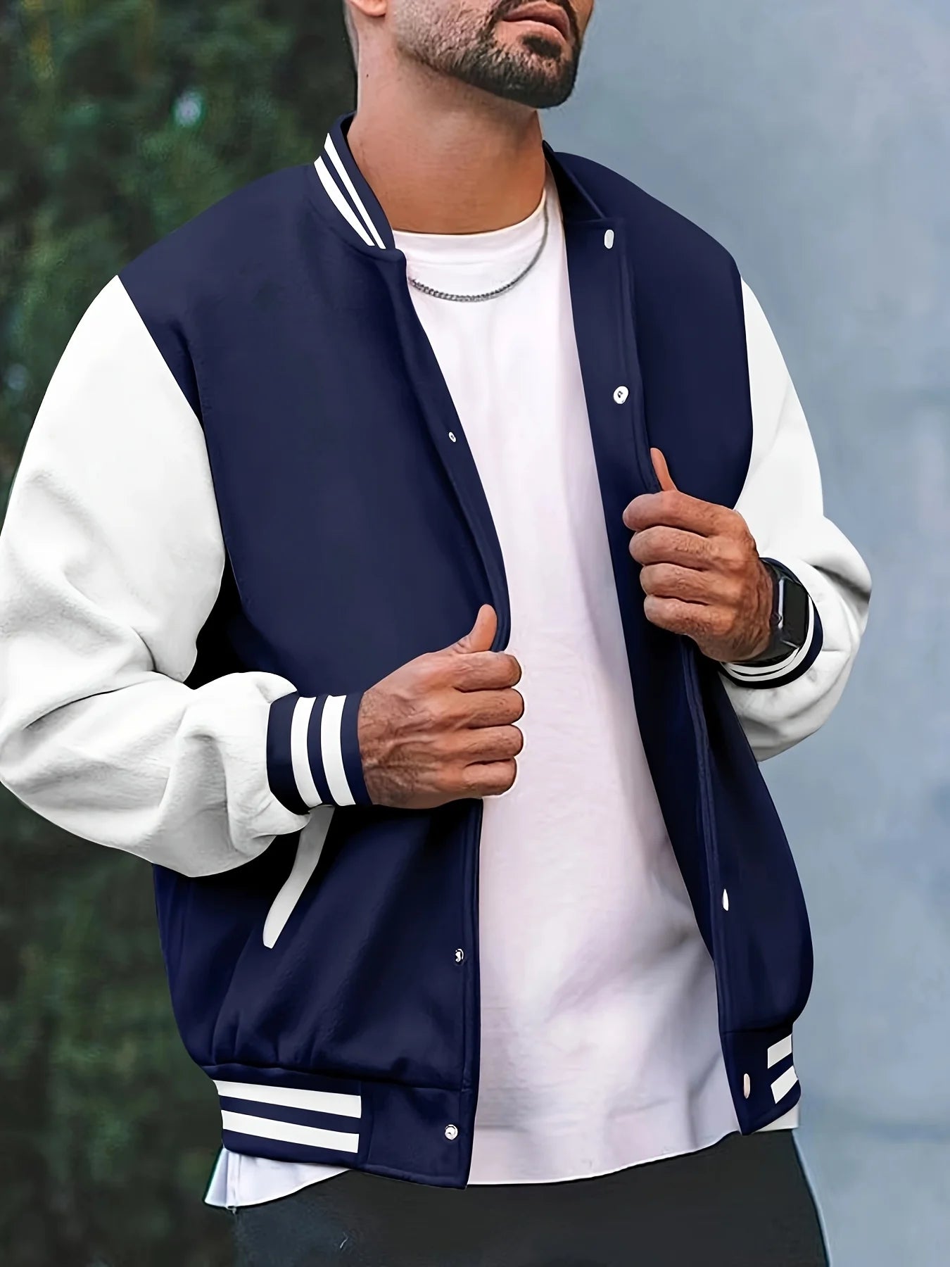 Autumn and Winter New Men's Fashion Buttons Fashion Versatile
