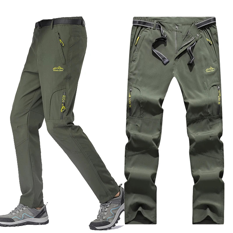 SFABL 5XL Summer Quick Dry Hiking Pants Men Stretch Waterproof