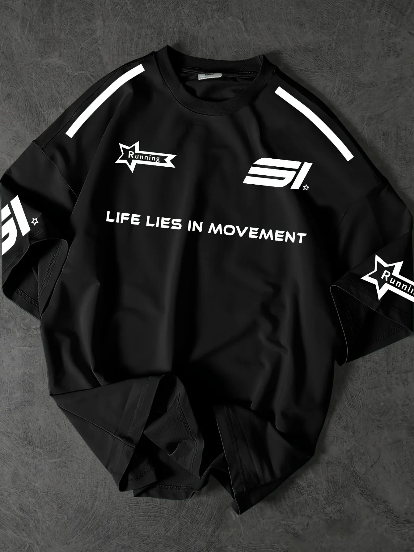 The new men's T-shirt for summer 2025 is a casual sporty breathable