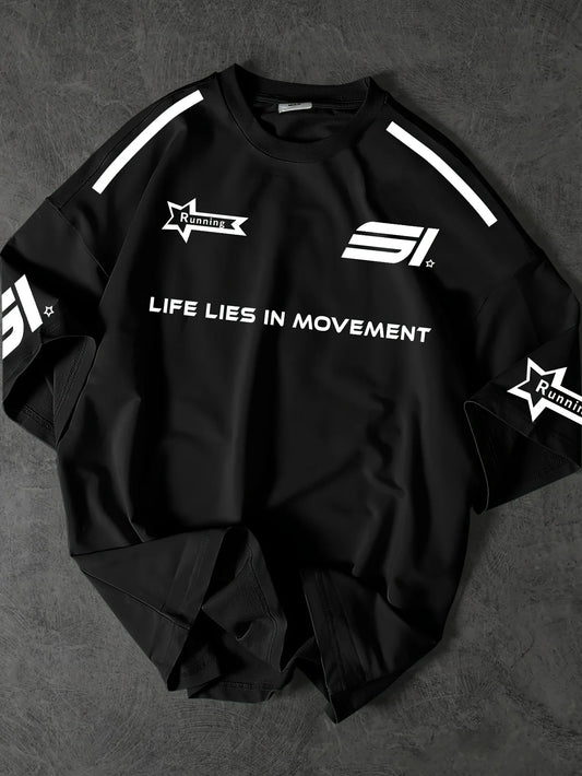 The new men's T-shirt for summer 2025 is a casual sporty breathable