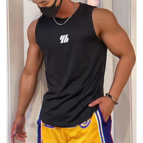 2025 newest Summer Gym Vest High Quality mesh Shirt Sleeveless