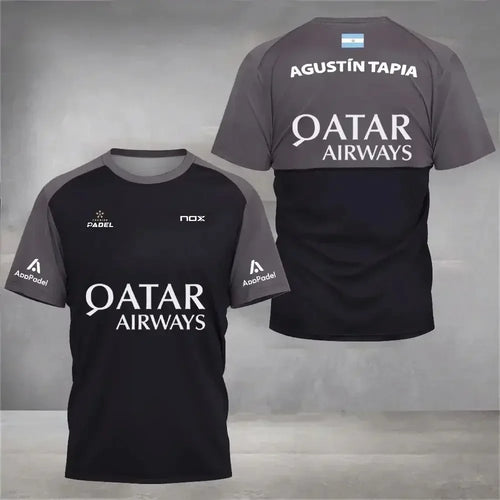 Men Padel Tennis Kid T-Shirt Sports Training Tops Male Casual Short
