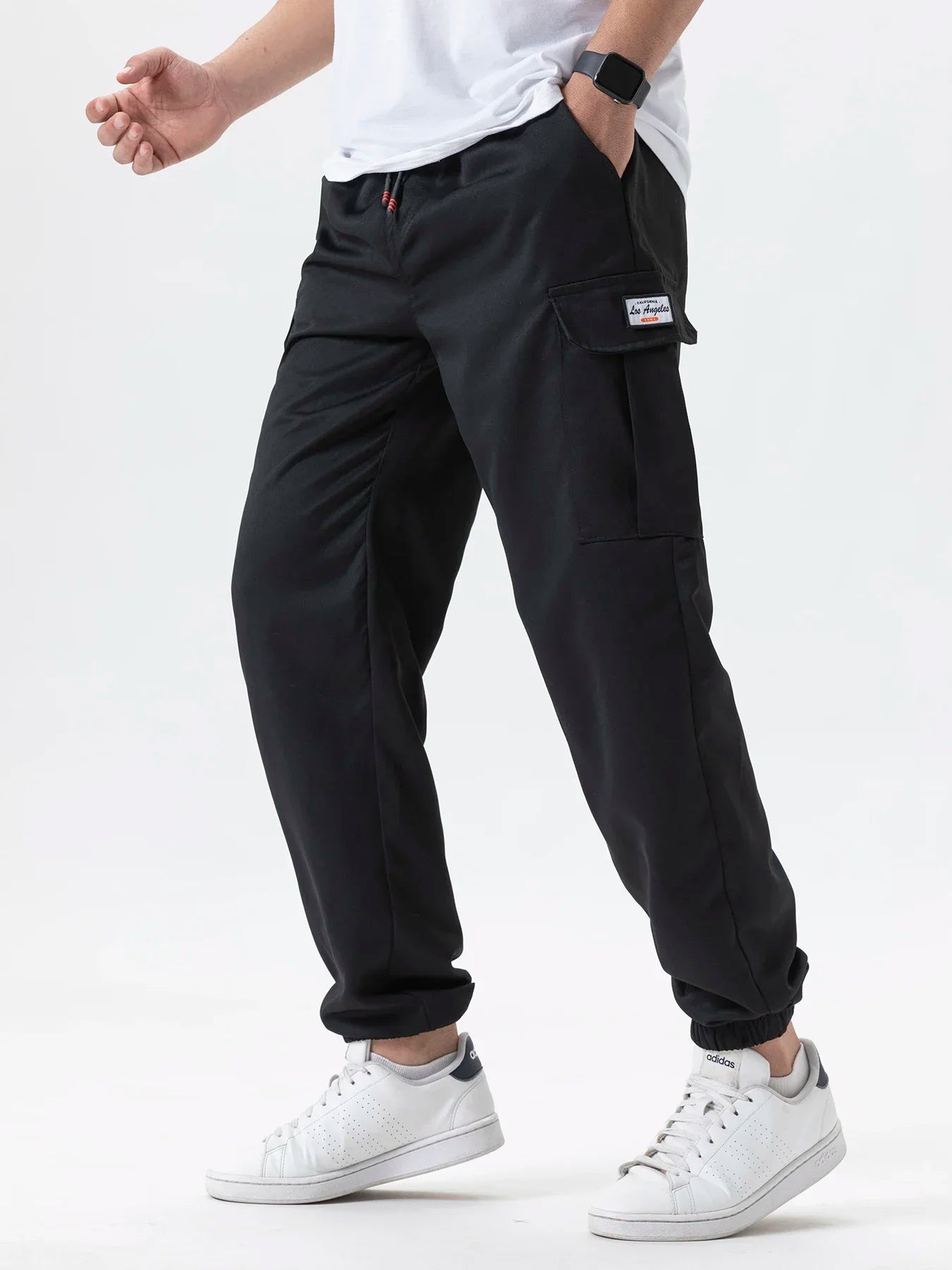 Men's Casual Cargo Sweatpants Spring/Autumn S-2XL Waist Drawstring