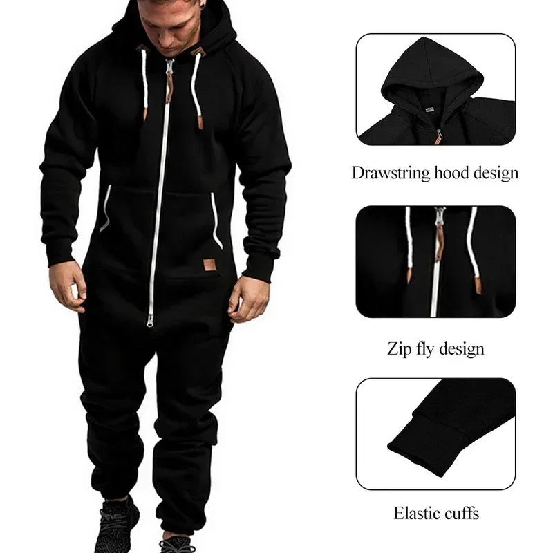 New Custom 3D Full Design Jumpsuit Pajamas Long-sleeved sports pants