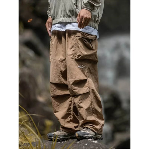 Men's Spring and Autumn New Waterproof Hip Hop Mountaineering Pants