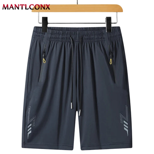 New Fashion Sports Shorts Men Elastic Waist Shorts Male Breathable