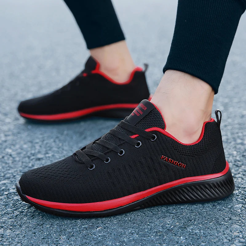 Men Running Sneakers Lightweight Walking Sport Shoes Classical Mesh