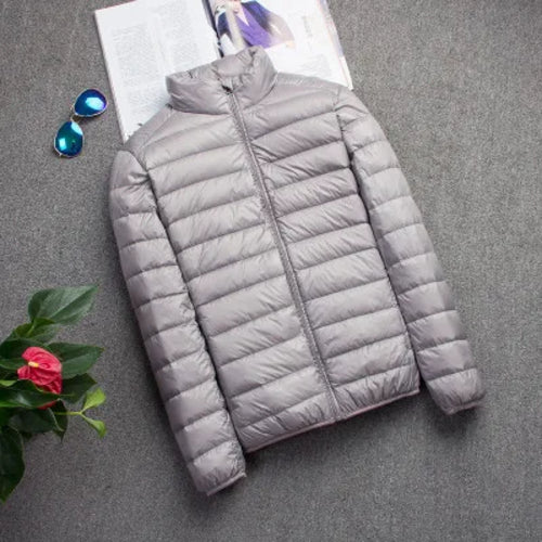 New Autumn And Winter Down Jacket Men's Fashion Hooded Super Light