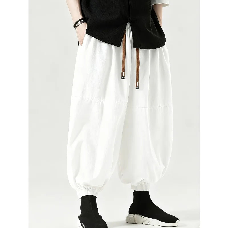 FGKKS Brand New Men Pants Fashion Korean Style Harem Loose Style