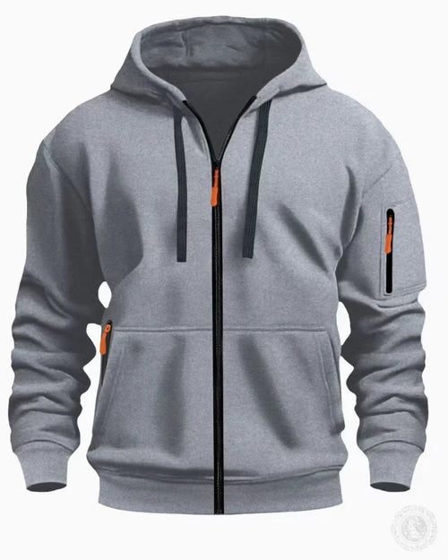 Casual top men's 2024 autumn and winter sportswear solid color men's
