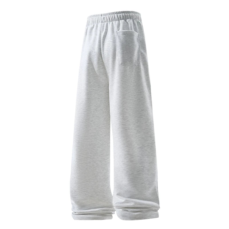 Wide Leg Pant Fashion Causal Breathable Men Sweatpant Male Autumn