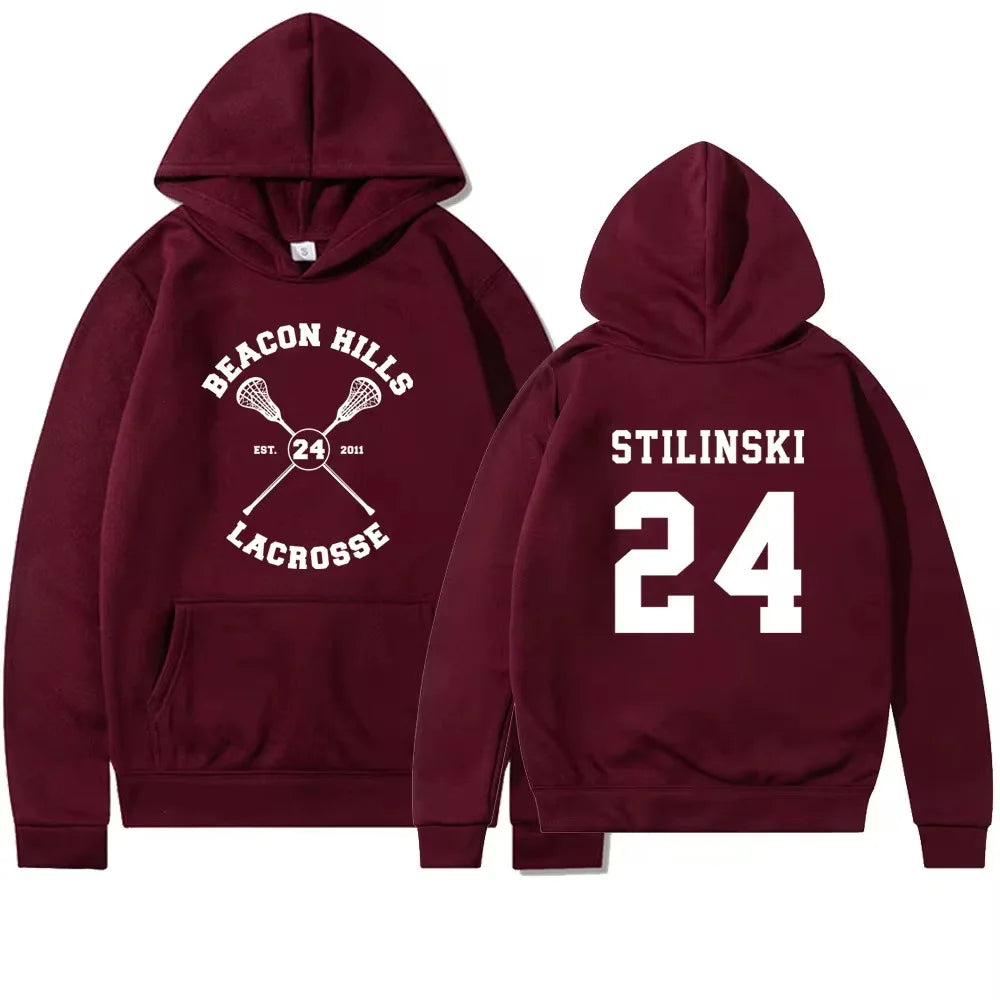 Autumn Teen Wolf Hoodie Beacon Hills Stilinski 24 Lahey McCall Men
