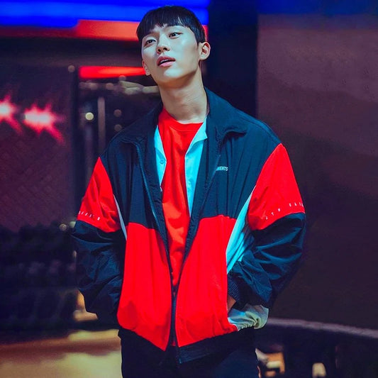 Weak Hero Class Ahn Suho Jacket Unisex Sports Trench Loose Coat Men