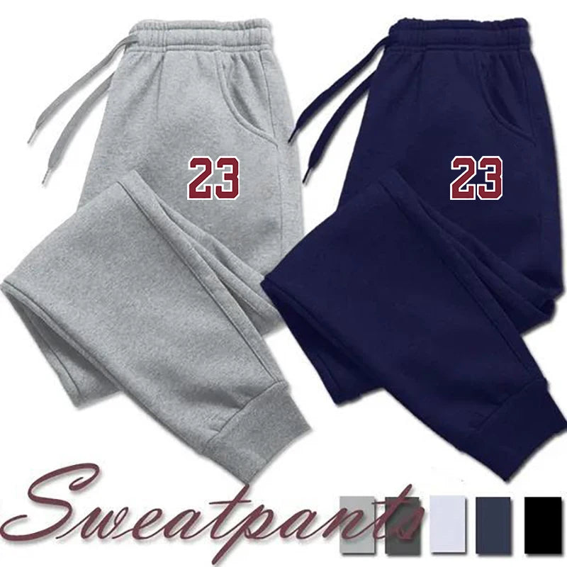 23 Print New Men's Sweatpants Spring Autumn Breathable Jogging Male