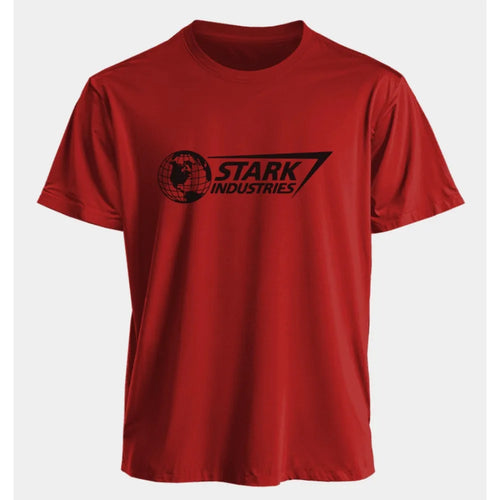 Marvel Men's and Women's T-shirts Iron Man Stark Industries Summer