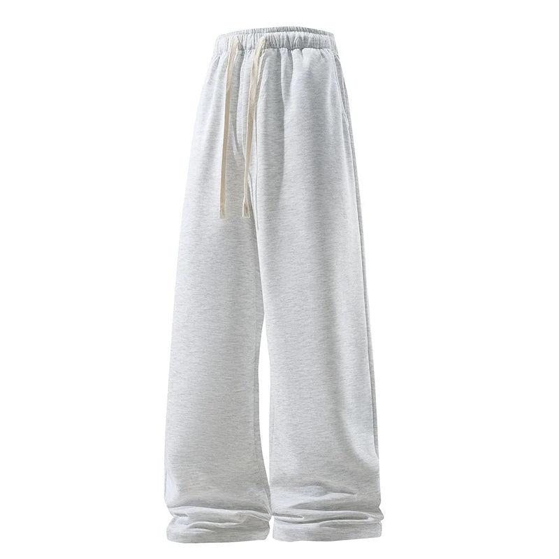 Wide Leg Pant Fashion Causal Breathable Men Sweatpant Male Autumn