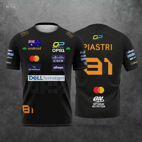 Camiseta McLaren Racing Lando Norris | Ropa deportiva transpirable