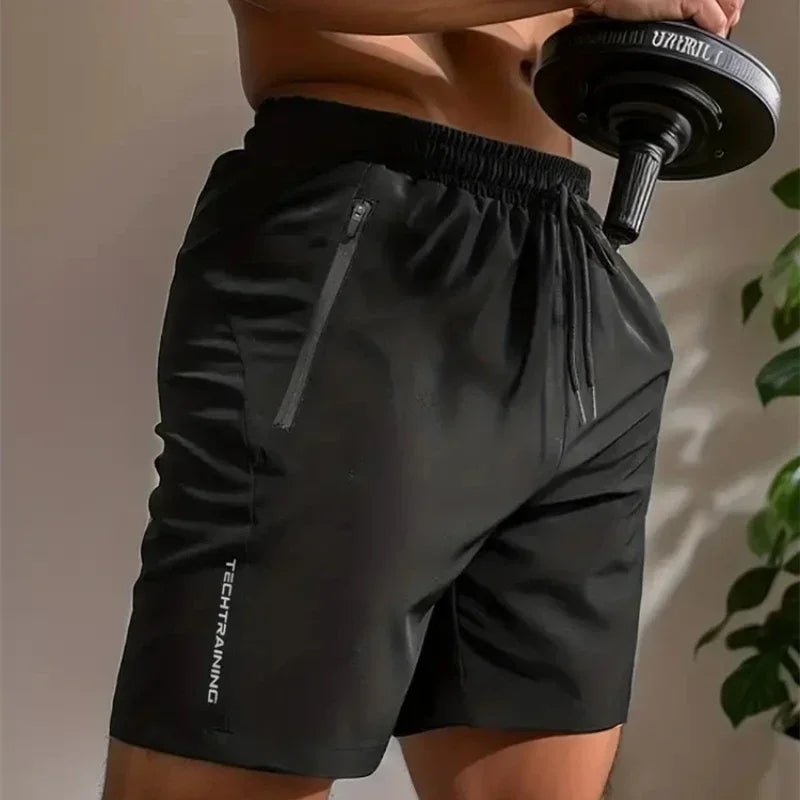 UETEEY Summer Shorts Men Gym Sport Running Squat Fitness Workout Man
