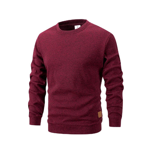 New Men's Sweater Spring Autumn Round Neck Long Sleeve Pullover Casual