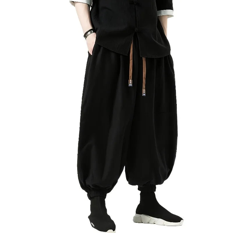 FGKKS Brand New Men Pants Fashion Korean Style Harem Loose Style