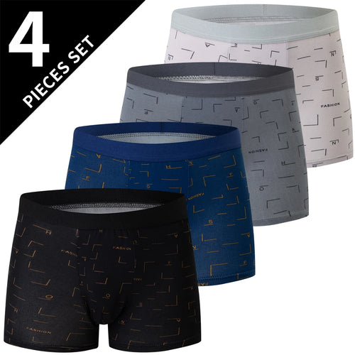 4/10 Pack Men's And Teenagers' Simple And Fashionable Boyshort Casual