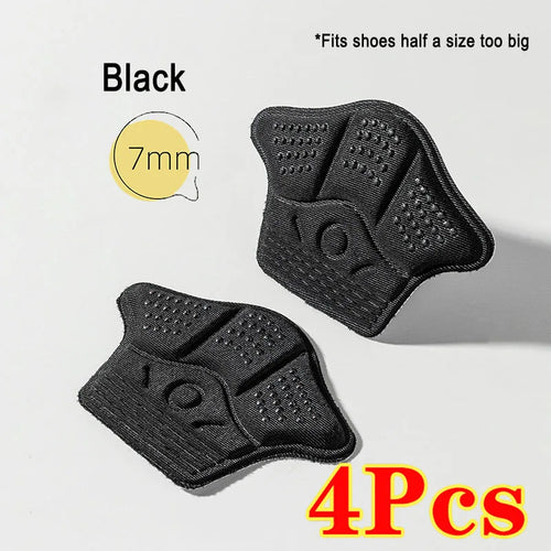 4Pcs Heel Stickers Heel Protectors Sneaker Shrinking Size Insoles
