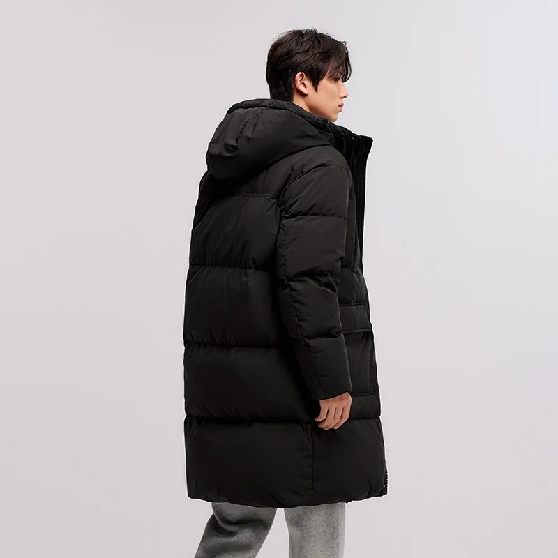 Semir Down Jacket Men 2024 New Waterproof Thick Outerwear Long Length