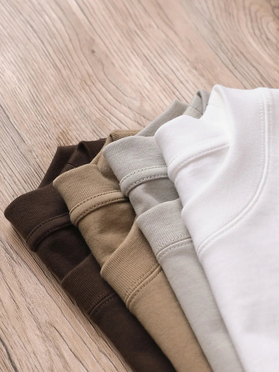 11.29oz 320Grams Heavy Cotton Weight Oversized Loose Men T-shirt Solid